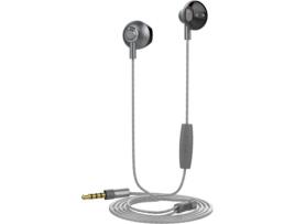 Auricular MUVIT Aço 3.5Mm M1B Cinza