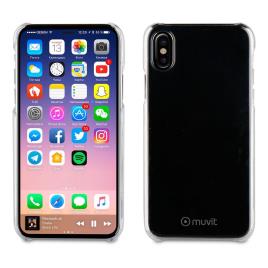 Muvit Cristal Case Iphone Xs/x And Tempered Glass Screen Protector Pack One Size Clear