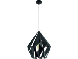 Candeeiro Suspenso EGLO Carlton 1 49879 (E27 - 1 x 60 W - Aço)