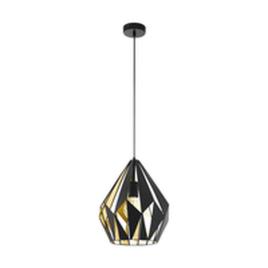 Candeeiro de teto Carlton 1 Preto Dourado (Ø31 cm) (Recondicionado B)