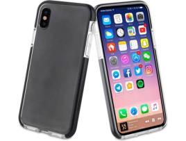 Capa iPhone X, XS MUVIT Crystal Soft Bumper Preto