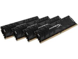 Memória RAM DDR4 HYPERX Predator (4 x 8 GB - 3200 MHz - CL 16 - Preto)