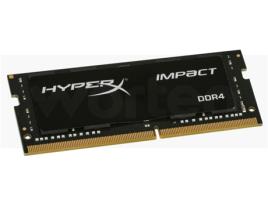 Memória RAM DDR4 HYPERX Impact (1 x 16 GB - 2666 MHz - CL 15 - Preto)
