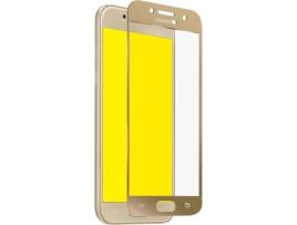 Película Vidro Temperado Samsung Galaxy A3 2017 SBS Full Cover Dourado