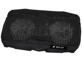 Suporte Cooler Gaming NPLAY Unstoppable 3.0 (Preto e Azul)