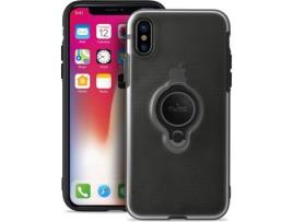Capa iPhone X, XS PURO Magnet Ring Preto