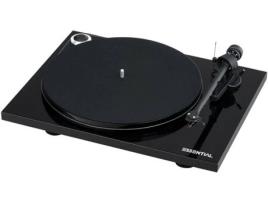 Gira-Discos PRO-JECT Essential 3 Bluetooth  Preto (Manual - Correia - Velocidade: 33 1/3 - 45)