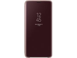 Capa SAMSUNG Galaxy S9+ Clear View Dourado