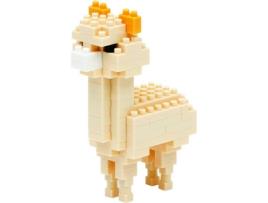 Construção NANOBLOCK Alpaca Beje (Idade Mínima: 12 - 110 Peças)