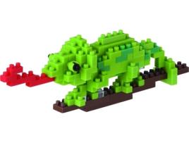 Construção NANOBLOCK Camaleão (Idade Mínima: 12 - 120 Peças)