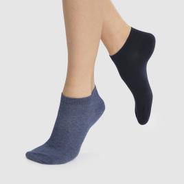 Dim Lote de 2 pares de meias curtas