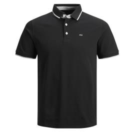 Jack & Jones Polo de mangas curtas, em malha piqué 