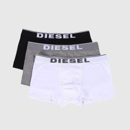Diesel Lote de 3 boxers em algodão stretch classique