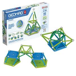 Toy Partner Geomag Green 60 Peças Brinquedo Parceiro 3-6 Years Multicolor