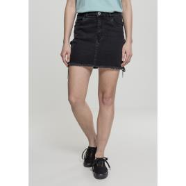 Urban Classics Mulheres Saia Amarrada Nim Urban Classic De 29 noir