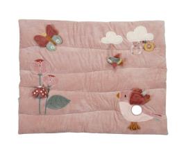 Manta de jogo flores e borboletas