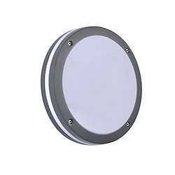 Candeeiro de parede exterior OVAL HUDSON E27 23W 2 LUZES ALUMINIO IP54
