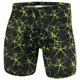 Loeffler Calções Blog-style 50 Black / Neon Yellow