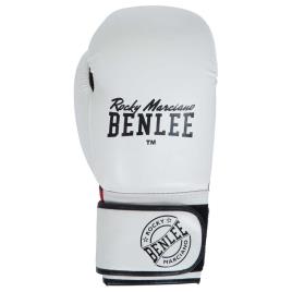 Benlee Luvas De Boxe De Couro Artificial Carlos 12 Oz White / Black / Red