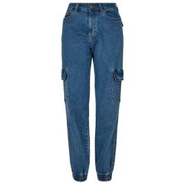Cayler & Sons Jeans Cintura Alta Organic Stretch Cargo 29 Clear Blue Washed