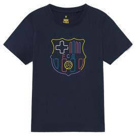 BarÇa Camiseta Manga Corta Escut Neo 4 Years Navy