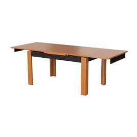 LOURINI Mesa de Sala Chiado, 50 x 107 x 47 cm, Aglomerado Folheado e MDF, Pinho Mel e Wengué