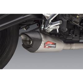 Yoshimura Usa Sistema De Linha Completa De Aço Inoxidável E Carbono Não Homologado Race Series At2 Trident 660 21-22 One Size Black / Silver