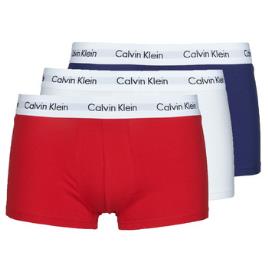 Lote de 3 boxers com mistura de algodão stretch,  cintura descida