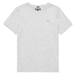 Tommy Hilfiger T-shirt em algodão bio, gola redonda, 12-16 anos