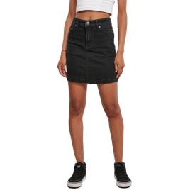 Cayler & Sons Saia Mini Cintura Alta Organic Stretch 27 Black Washed