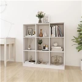 vidaXL Estante/divisória 104x33,5x110 cm pinho maciço branco