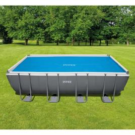 Intex Cobertura para piscina solar 549x274 cm polietileno azul