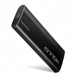 Axagon EEM2-GTO Caixa para Discos Rígidos Compartimento SSD Preto M.2