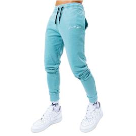 Justhype Calças Acid Wash Joggers Twlr-138 L blue