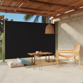 vidaXL Toldo lateral retrátil para pátio 200x300 cm preto