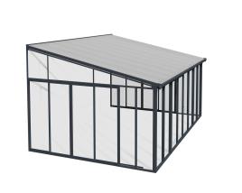 Palram - Canopia | Cobertura para Terraço Sanremo 4 Metros Branco 4x4.25