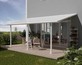 Palram - Canopia | Cobertura para Terraço Olympia de Policarbonato Branco 2.94x6.19