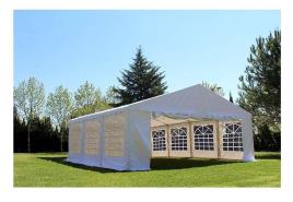 Tenda 8x6 mt Impermeável em PVC - Tenda para Festas Branco