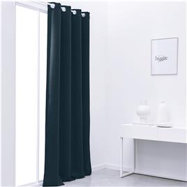Today  Cortinados Rideau Occultant 140/240 Polyester TODAY Essential Paon  Azul  140x240 cm.Casa >Cortinados