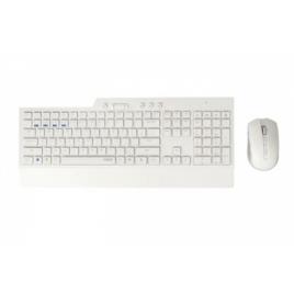 Kit Teclado + Rato RAPOO 8200T Multi-mode Wireless Desktop Combo Set White