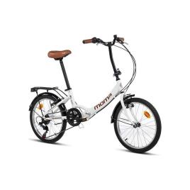 Momabikes Cidade First Class 20´´ Dobrando Bicicleta One Size White