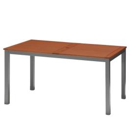 Chillvert Mesa Retângulo De Eucalipto Fsc Napoles 140x79.7x74.4cm One Size Grey / Wooden