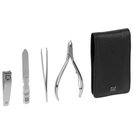 Zwilling Bolsa De Couro 4 Peças One Size Black