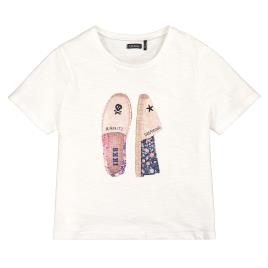 Ikks Junior T-shirt de mangas curtas, em algodão bio, 4-14 anos
