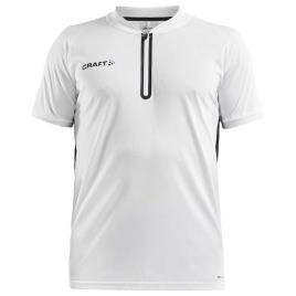 Craft Camisa Polo De Manga Curta Pro Control Impact S White / Black