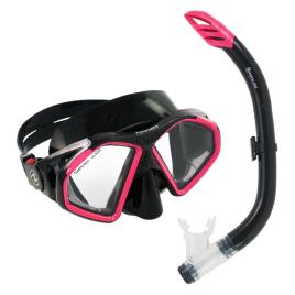 Aqualung Sport Conjunto De Mergulho Hawkeye Combo One Size Black / Pink