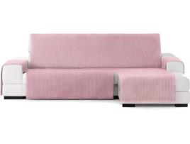 Capa de Sofá Chaise Longue TODOPARAMICASA Calma Rosa (Braço Direito - 240 cm)