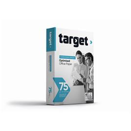 TARGET Papel Cópia, Laser e Jato de Tinta Professional Optimised, A4, 75 g/m², Branco, Resma de 500 Folhas