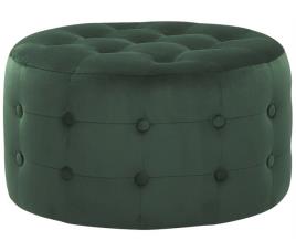 Repousa-pés prático em estilo chesterfield