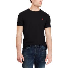 Polo Ralph Lauren T-shirt de gola redonda, em jersey de algodão